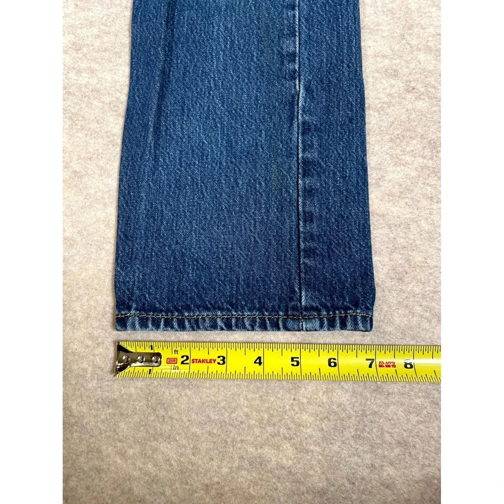 Levi's 501 Jeans Mens 29x30 Blue Denim Cotton‎ 5-Pockets Straight Leg Mid Rise